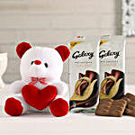 Galaxy Chocolate Bar & Teddy Bear