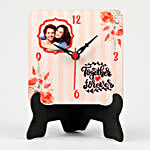 Together Forever Personalised Table Clock