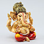 Ganesha Idol & Personalised Happy Diwali Cushion