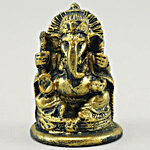 Antique Ganesha Idol & Nutraj Combo