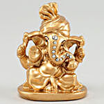 Golden Pagdi Ganesha Idol & Cookies Combo
