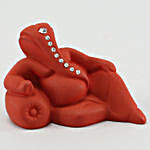Maroon Resting Ganesha Idol & Ferrero Rocher Combo