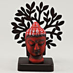 Red Buddha Face Idol & Nutraj Combo