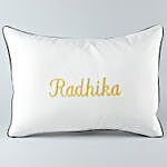 Personalised Embroidered Pillow Cover