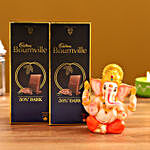 Ganesha Idol & Cadbury Dark Chocolate Combo