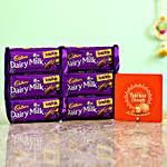 Karwa Chauth Table Top & 6 Cadbury Crackle