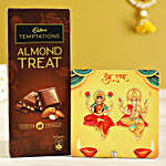 Retro Lakshmi Ganesha Table Top & Almond Chocolate