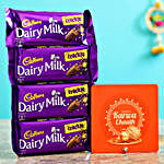 Happy Karwa Chauth Table Top & Dairy Milk Crackle