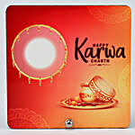 Karwa Chauth Table Top & 4 Dairy Milk Chocolates Combo