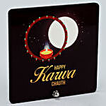 Personalised LED Karwa Chauth Cushion Table Top