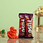 Fuse Chocolate & Orange Ganesha Idol