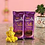 Silk Chocolate & Lord Ganesha Idol