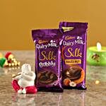 Silk Chocolates With Ganesha Idol
