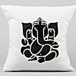 Lord Ganesha Embroidered Cushion