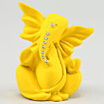 Yellow Ganesha & Plum Dry Cake