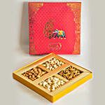 Iconic Red & Gold Diwali Dry Fruits Gift Box