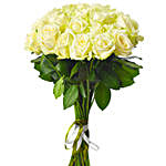 Gracious White Roses Bunch