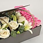 Roses & Lilies Grey Box