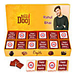 Bhaidooj Personalised Chocolate Box- 12 Pcs