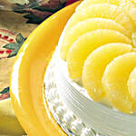 Fresh & Creamy Pineapple Cake Eggless- 1 Kg
