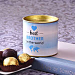 Best Brother Truffle Tin With Roli & Chawal