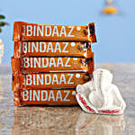 Bindaaz Wafer Chocos & Ganesha Idol Combo