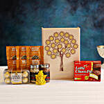 Tree Of Life Diwali Box Hamper- Cookies & Dry Fruits