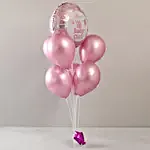 It's a Baby Girl Balloon Bouquet
