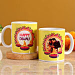 Set Of 2 Personalised Happy Diwali Mugs