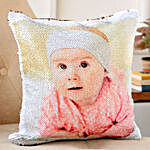 Personalised Bright Sequin Cushion