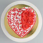 Rosy Heart Chocolate Cake- 500 Gms