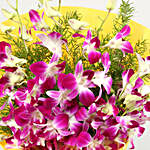 10 Exotic Purple Orchids Bouquet