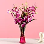 Vibrant Purple Orchid Bunch