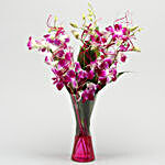 Vibrant Purple Orchid Bunch