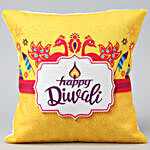 Set Of 3 Diwali Greetings Personalised Cushions
