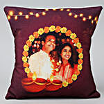 Set Of 3 Festive Diwali Personalised Cushions