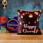 Happy Diwali Cushion Cadbury Celebrations