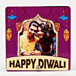 Personalised Happy Diwali Table Top With Diyas