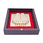 24 Carat Gold Foil Ganesha Pooja Box