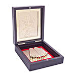 24 Carat Gold Foil Ganesha Pooja Box