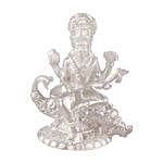 Sterling Silver Saraswati Idol Statue