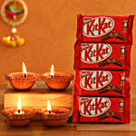 Nestle Kitkat 4 Diyas Combo