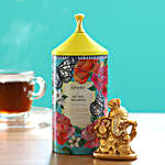 Jasmine Rose Garden Green Tea Pack With Ganesha Idol
