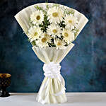 Beautiful White Gerberas Bouquet