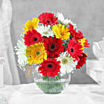 Classy Mix Of Gerbera Floral Arrangement