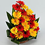 Beautiful Red & Yellow Gerberas Arrangement