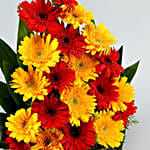 Beautiful Red & Yellow Gerberas Arrangement