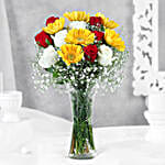 Scintillating Floral Mix Vase