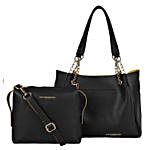 Bagsy Malone Black Tote Bags Combo of 2