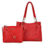 Bagsy Malone Red Tote Bags Combo of 2